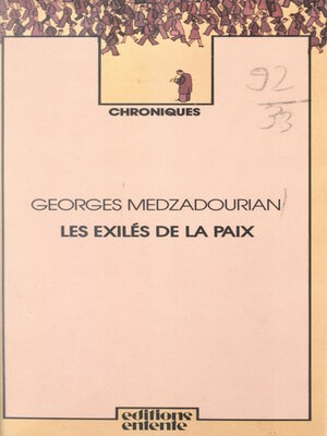cover image of Les exilés de la paix